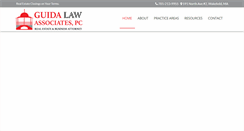 Desktop Screenshot of guida-law.com