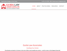 Tablet Screenshot of guida-law.com